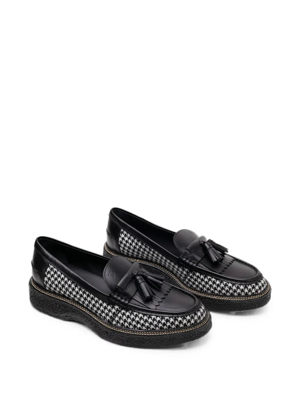Tod's Gomma Para 30B Frangia Nappine Zwart