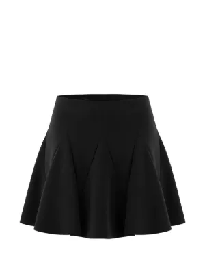 Valentino Garavani Vロゴ ラップミニスカート | ブラック | FARFETCH JP