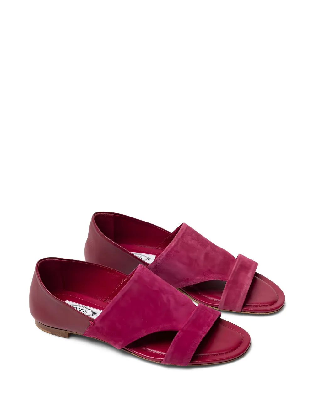 Tod's Pumps met open neus Roze