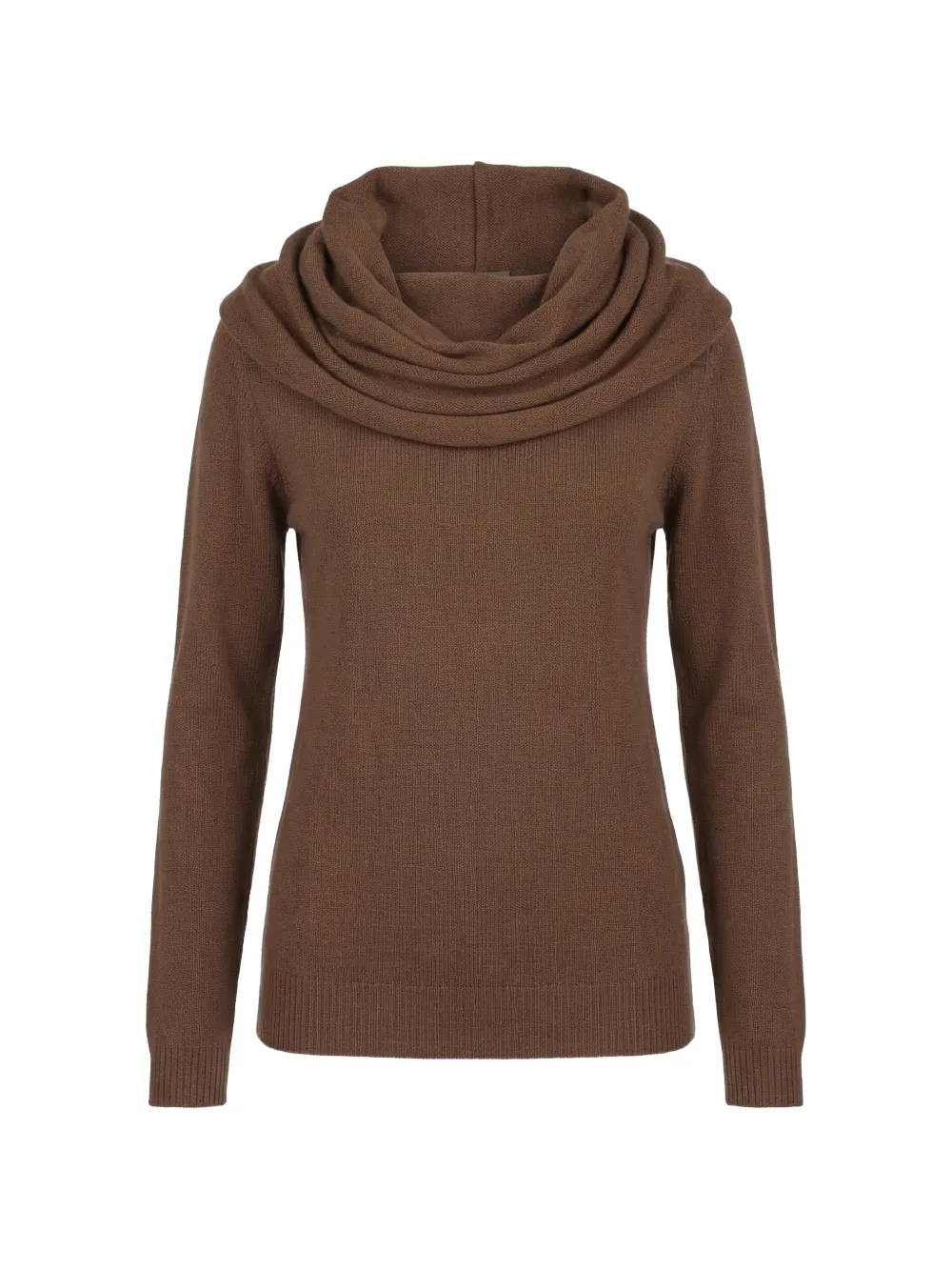 Valentino Garavani cowl-neck striped sweater Bruin