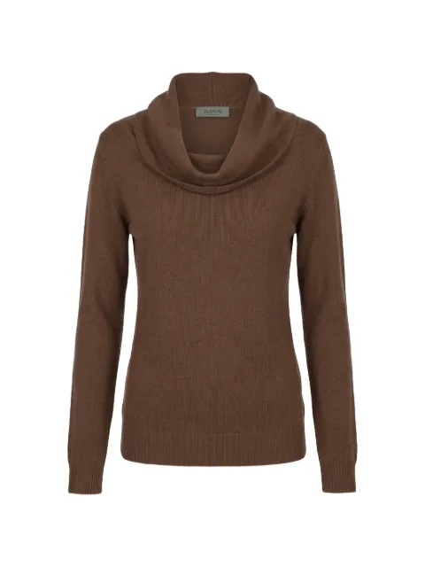 Valentino Garavani Gestreifter Pullover mit Wasserfallkragen