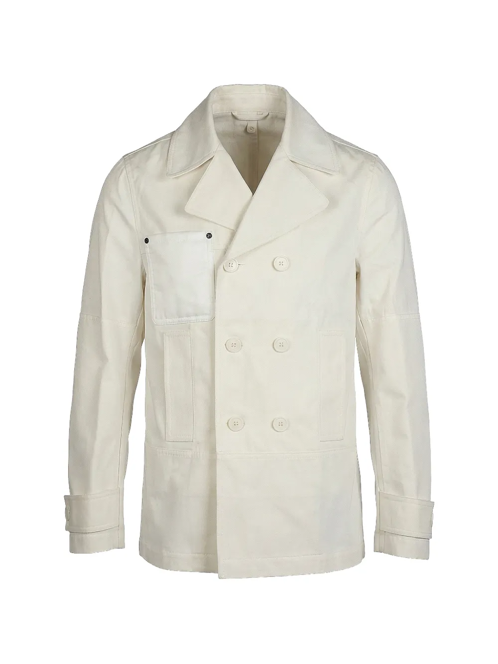 Valentino Garavani buttoned double-breasted coat - Bianco