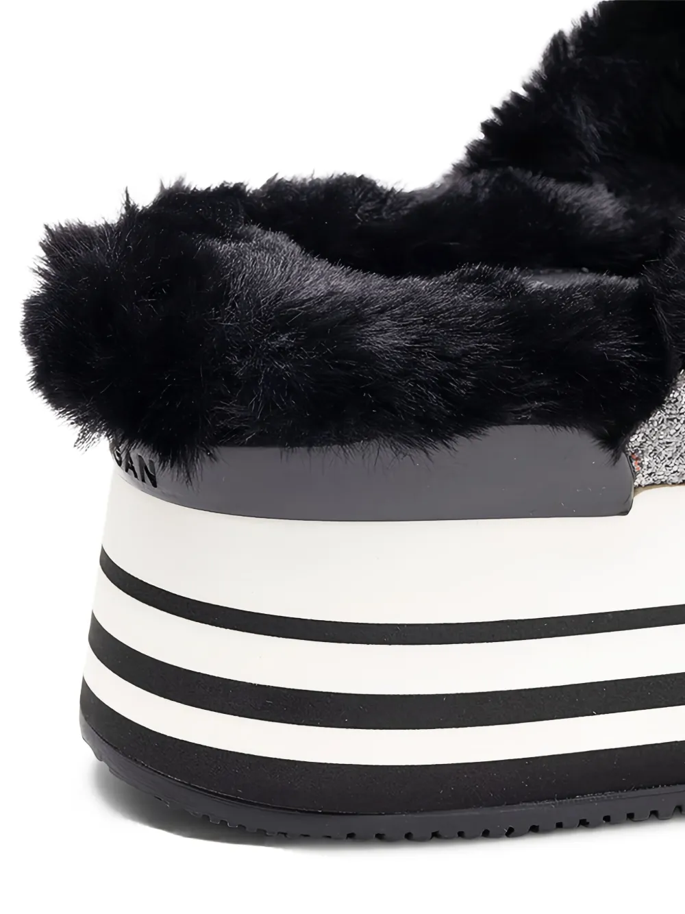 Hogan Muiltjes met plateauzool Grijs