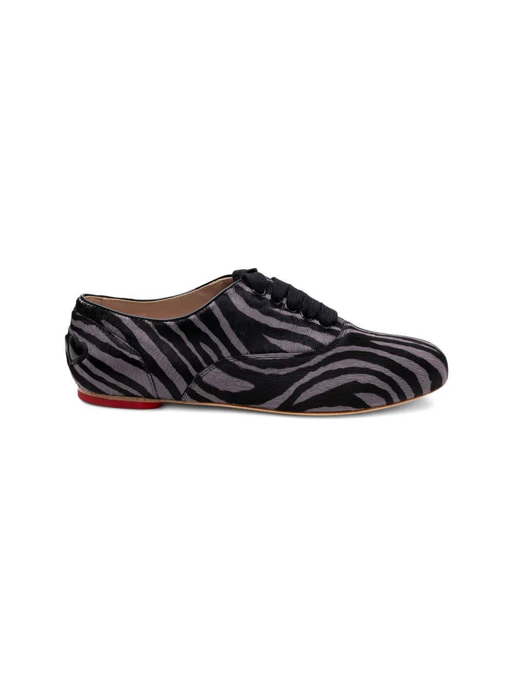Hogan zebra-print leather loafers - Nero