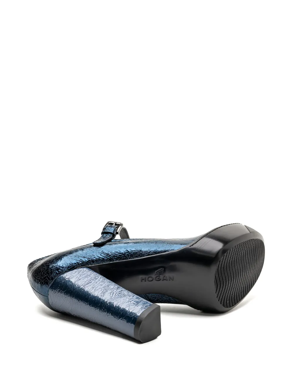 Hogan buckle-strap pumps Blue