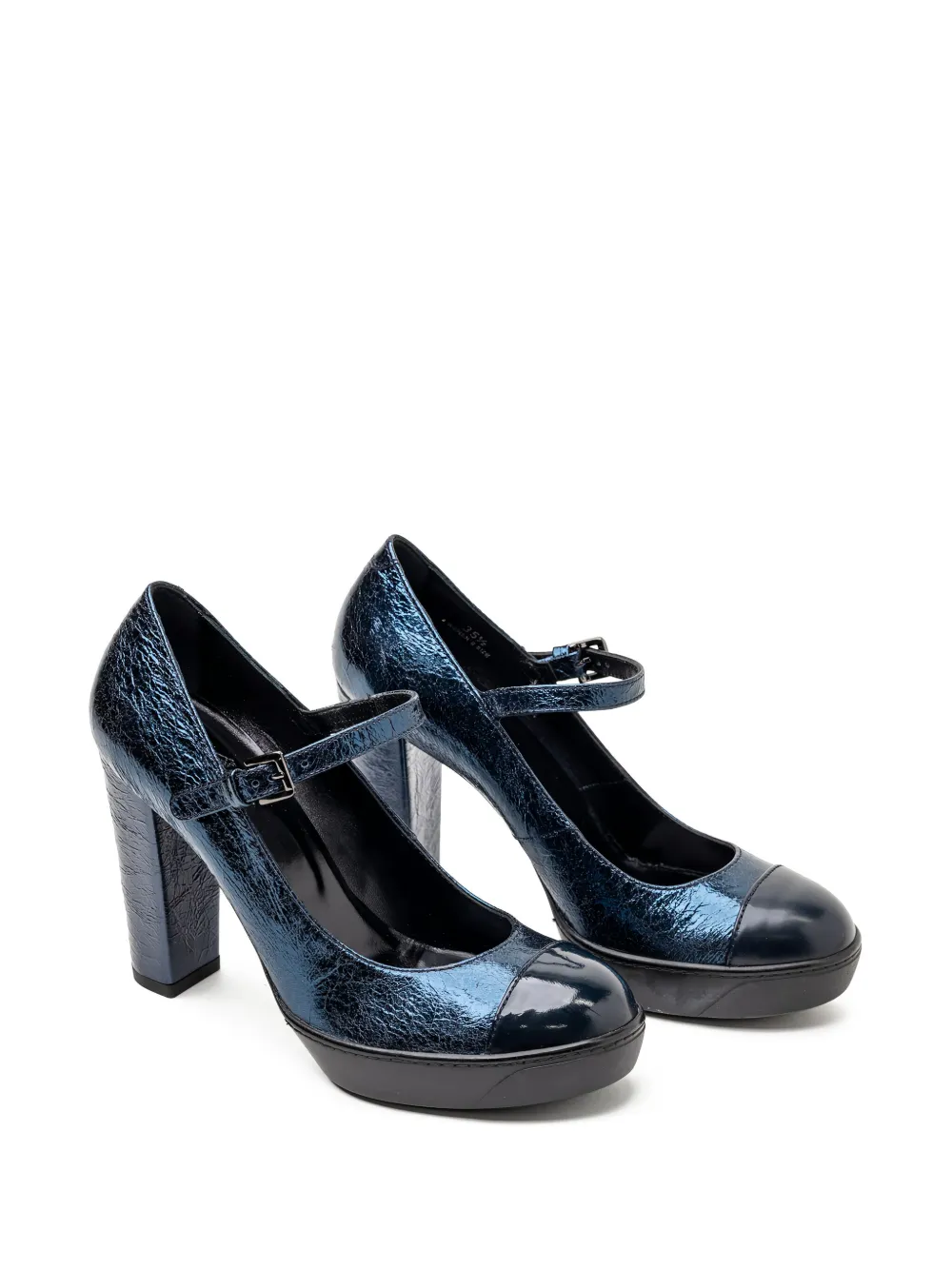 Hogan buckle-strap pumps Blue