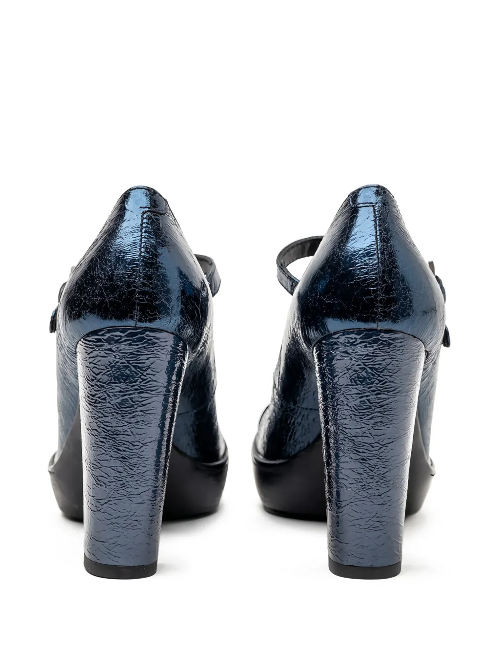 Hogan buckle-strap pumps Blue