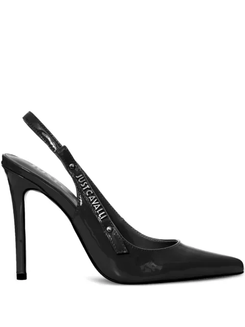 Just Cavalli logo-lettering pumps