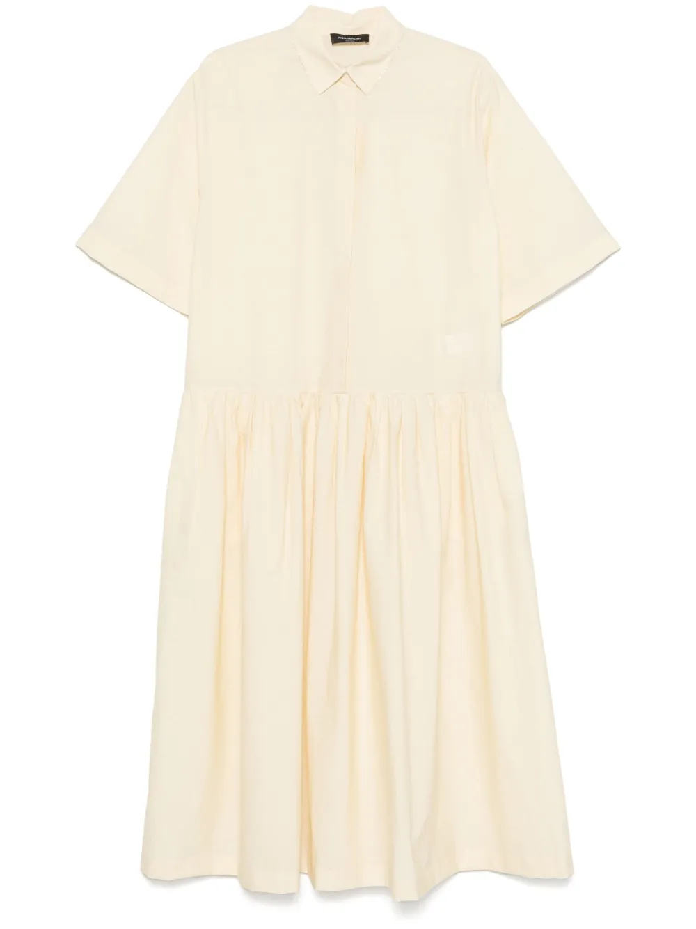 poplin midi dress