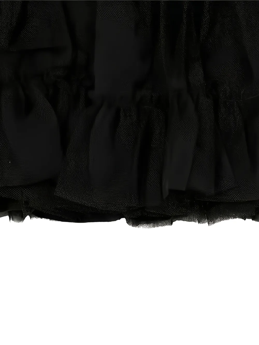 Valentino Garavani Gelaagde maxi-rok met tule Zwart