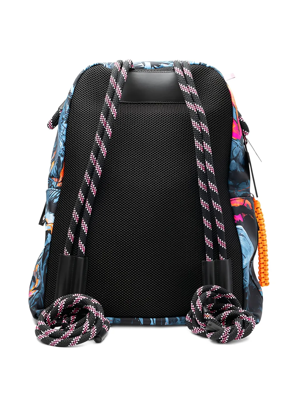 Valentino Garavani floral-print backpack - Blauw