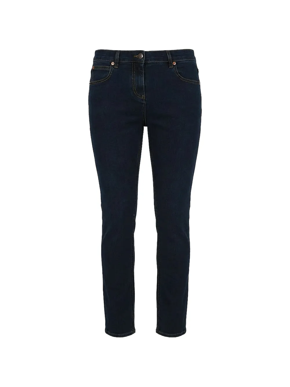 Valentino Garavani Slim-Fit-Jeans mit V-Detail - Blau