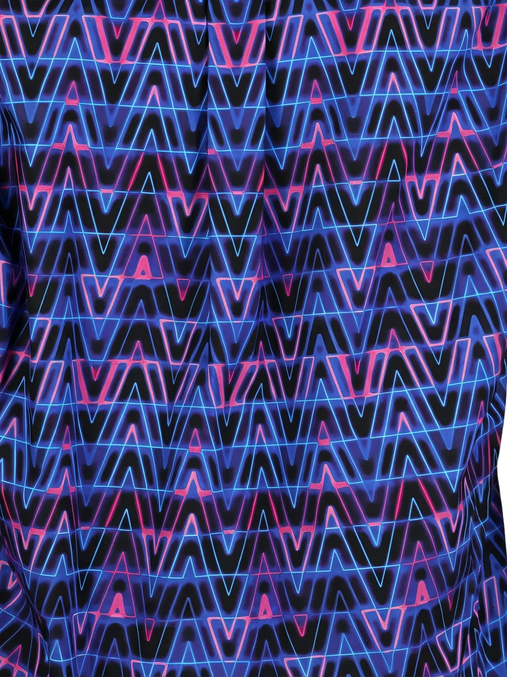 Valentino Garavani Overhemd met geometrische print Paars