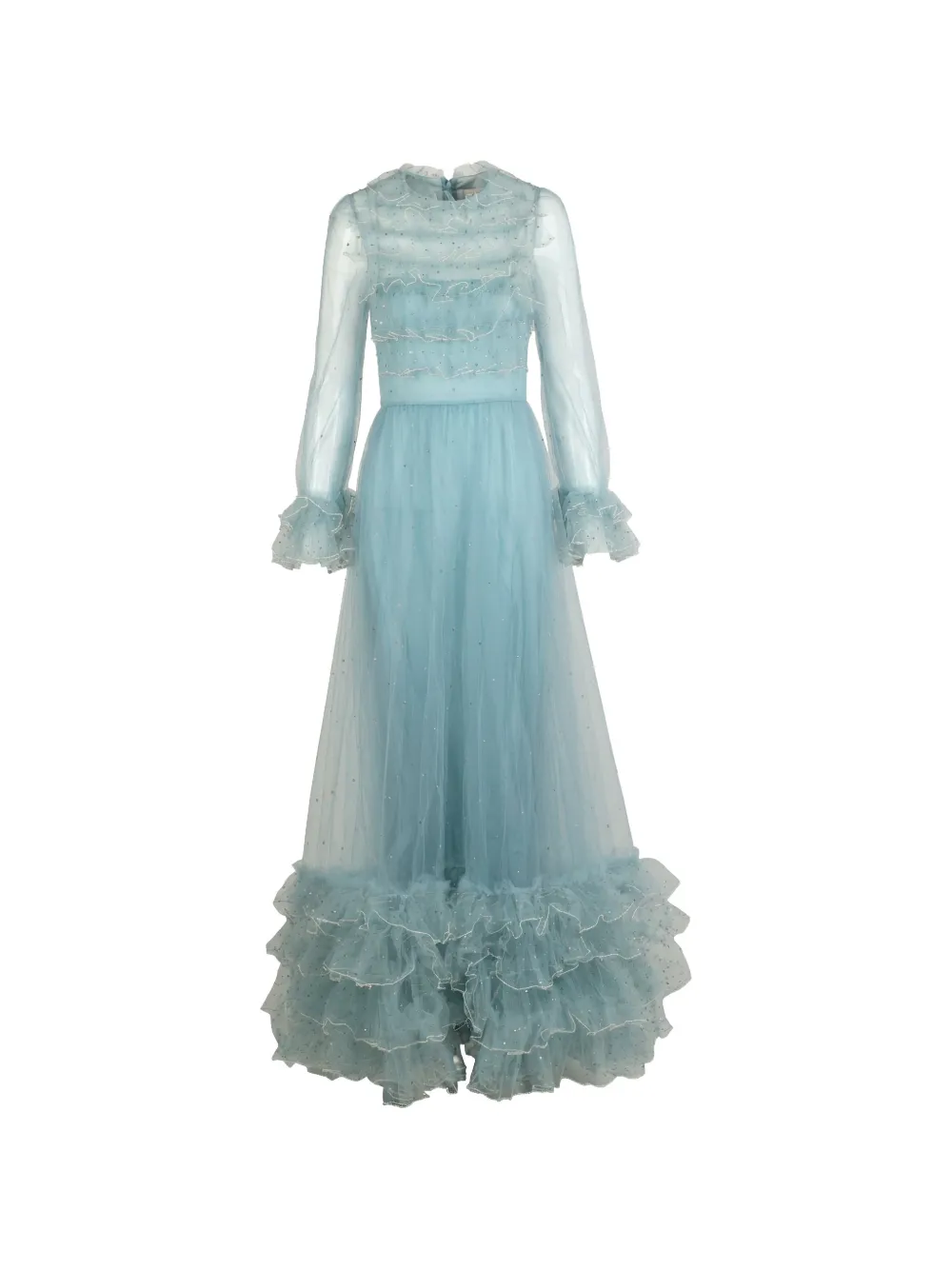Valentino Garavani Maxi-jurk verfraaid met pailletten Blauw