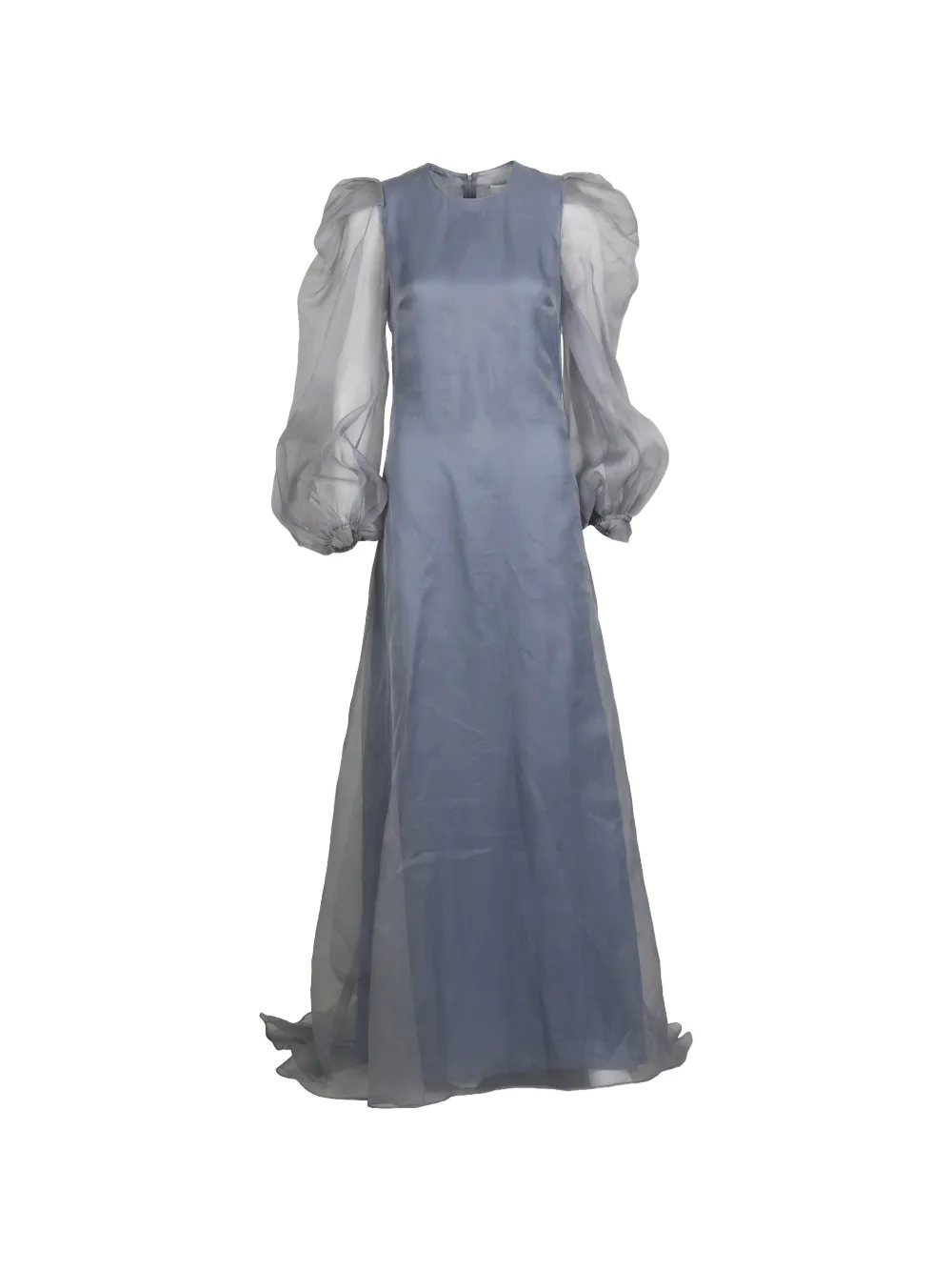 Valentino Garavani puff-sleeve maxi dress - Blu