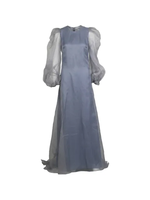 Valentino Garavani puff-sleeve maxi dress