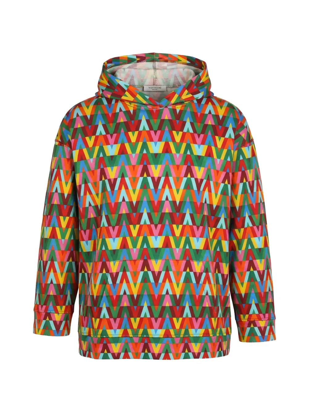 Valentino Garavani patterned hoodie - Red