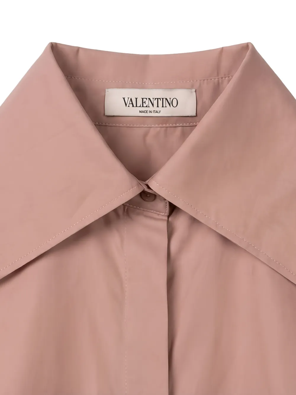 Valentino Garavani Overhemd met trekkoord en plooien Roze