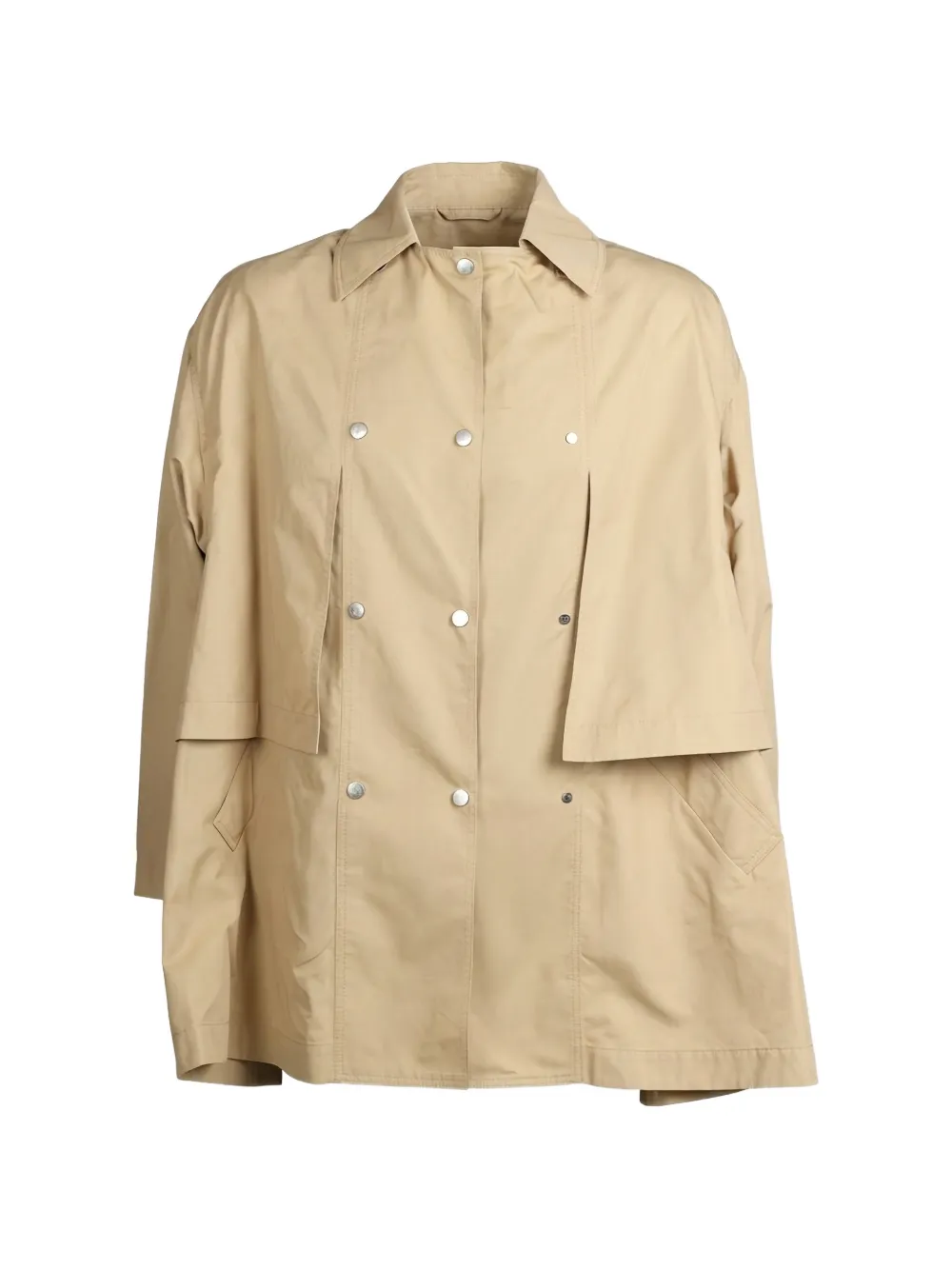 Valentino Garavani buttoned panelled coat - Toni neutri
