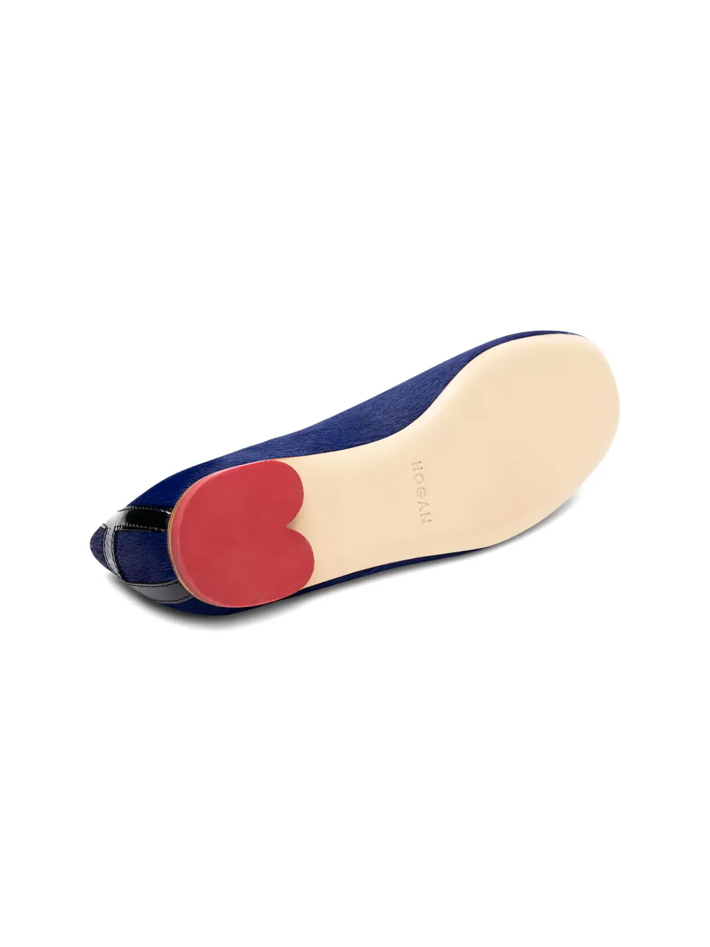 Hogan heart-detail ballet flats Blauw