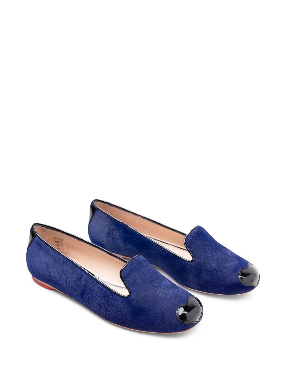 Hogan heart-detail ballet flats Blauw