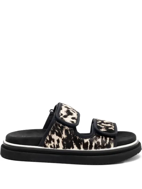 Hogan double-strap flat sandals
