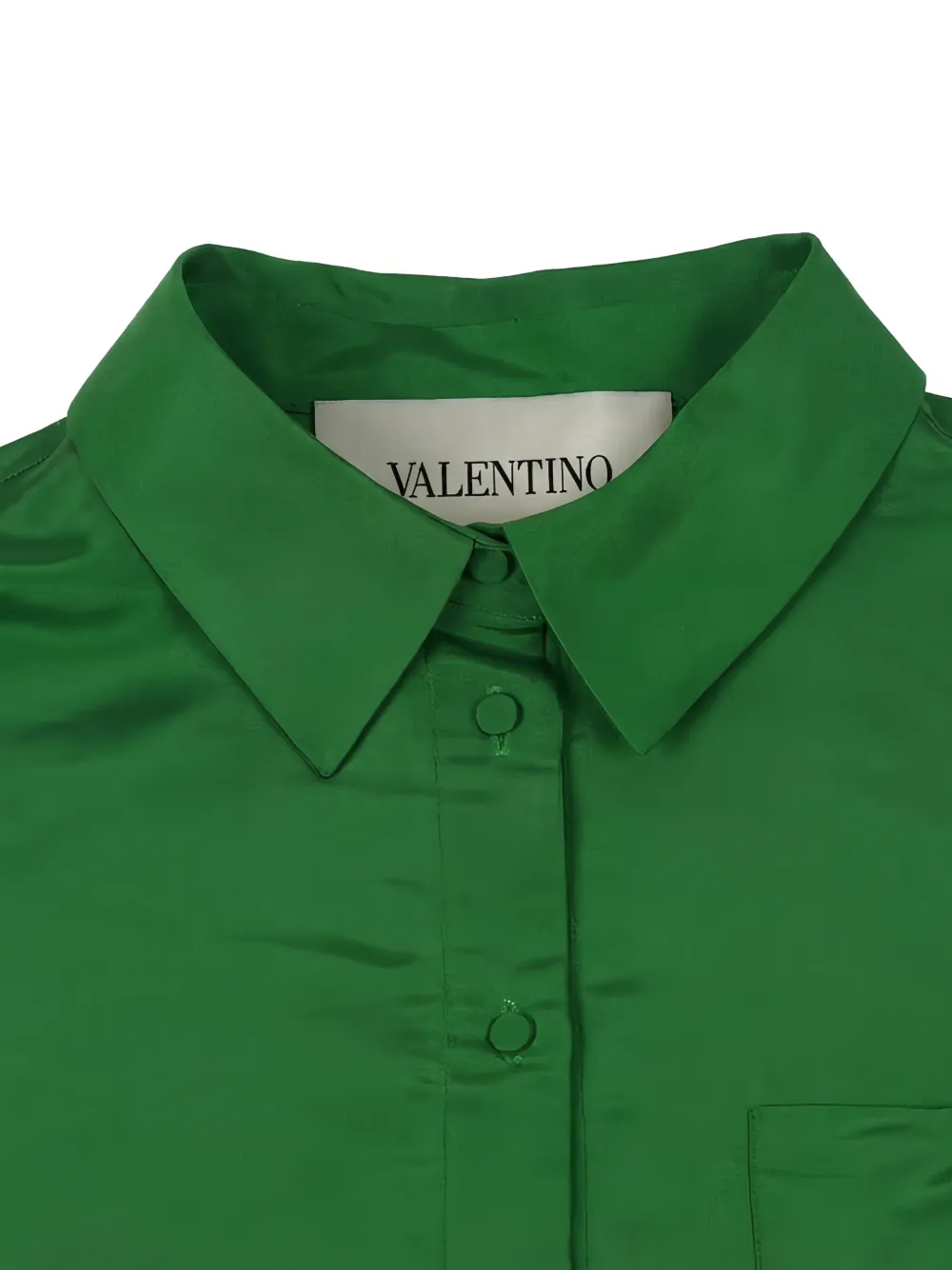 Valentino Garavani Blousejurk met colourblocking Groen