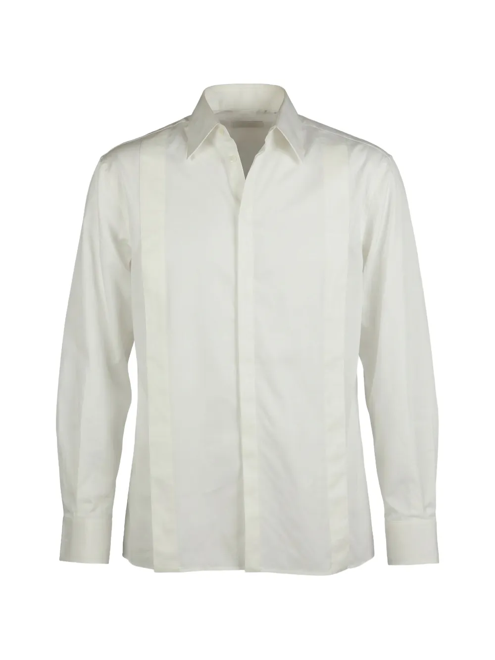 Valentino Garavani long-sleeved tuxedo shirt - White