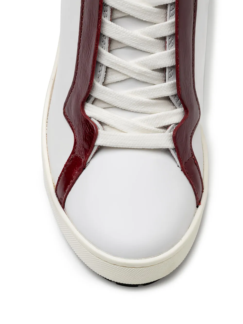 Hogan lace-up wedge boots White
