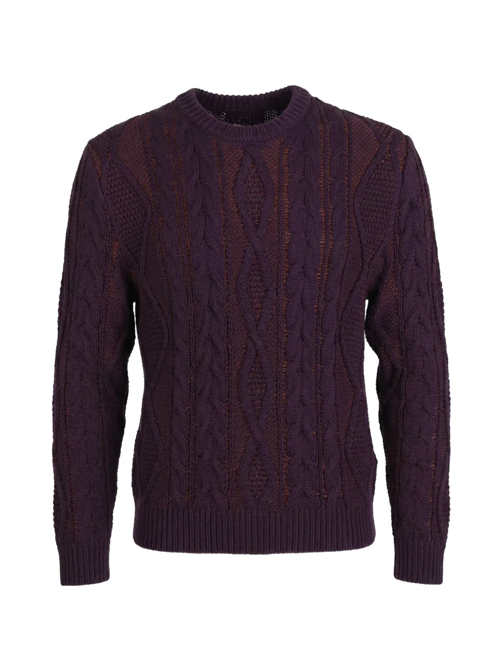 Valentino Garavani crewneck knitted jumper - Violett
