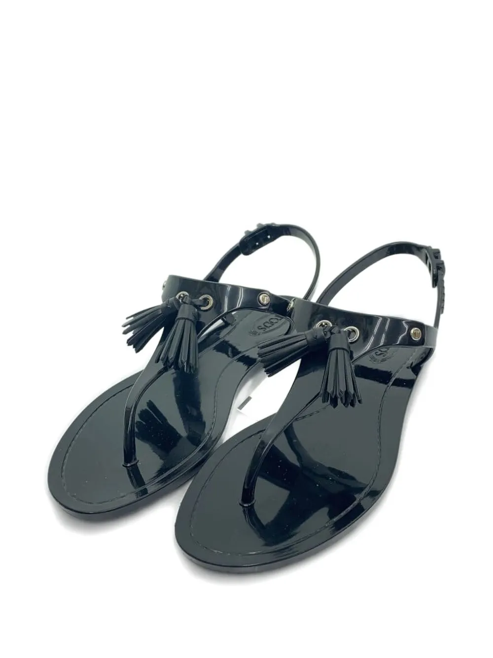 Tod's Sandalen met kwastje Zwart
