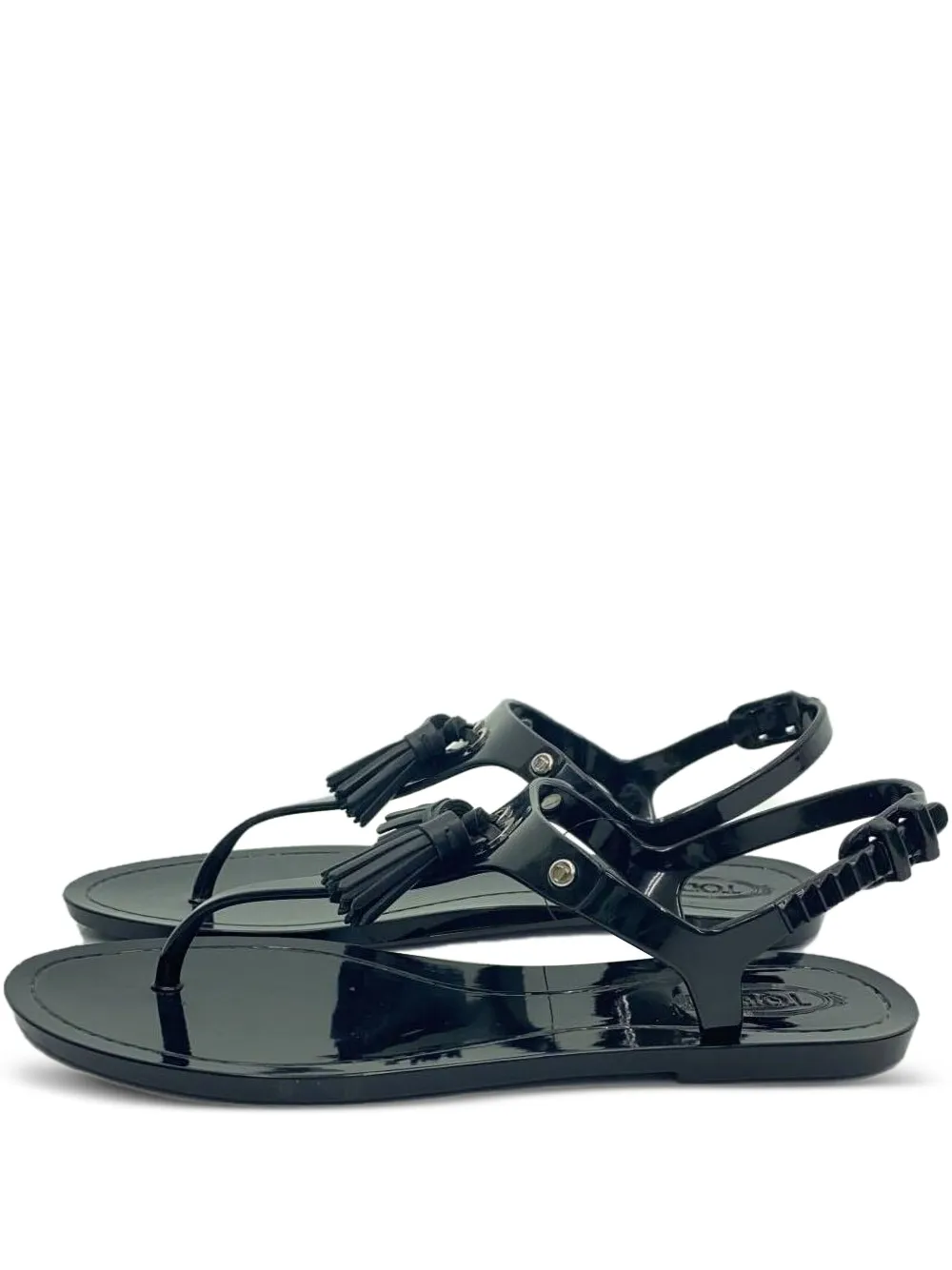 Tod's Sandalen met kwastje Zwart