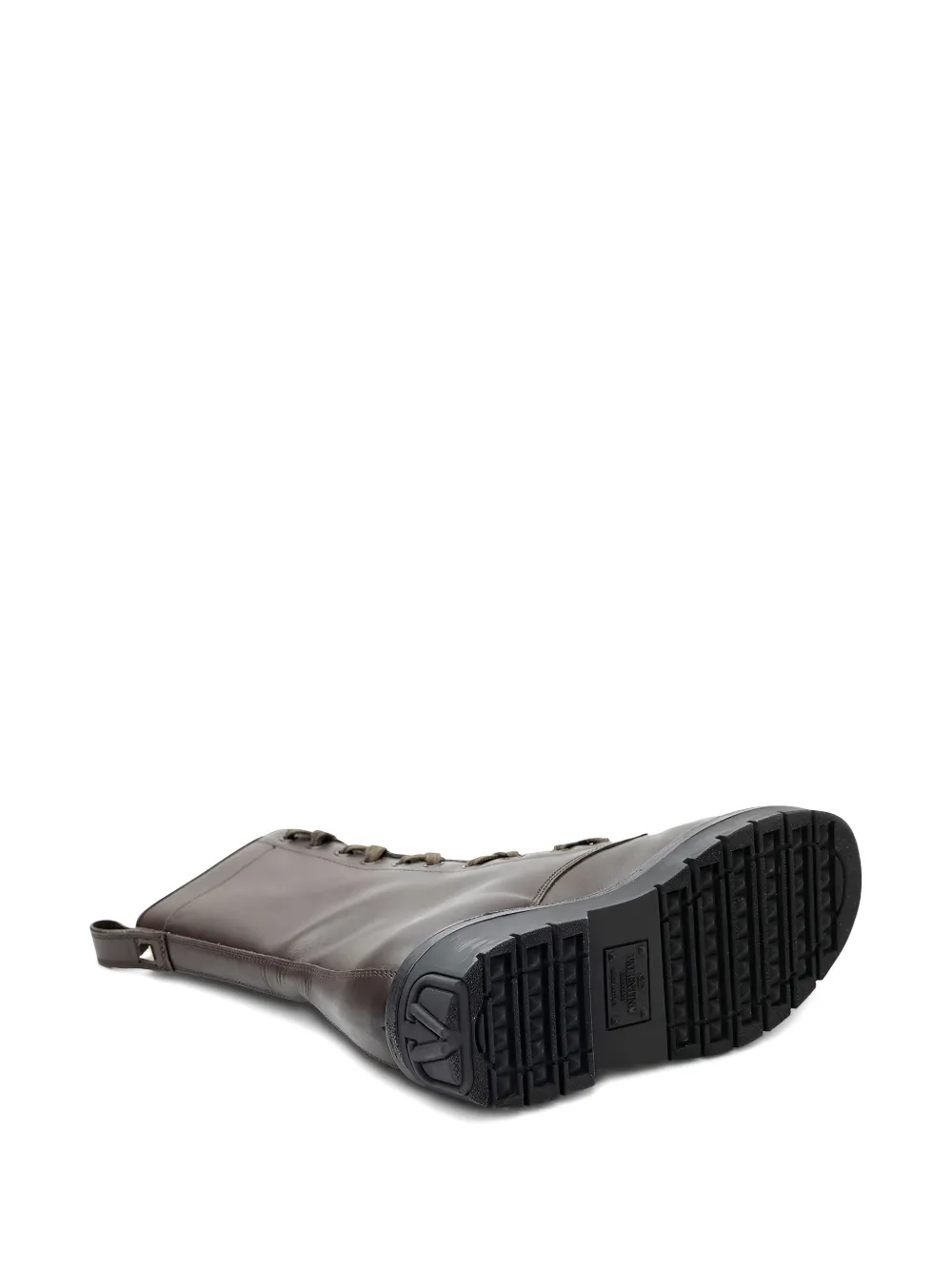 Valentino Zip-fastening Boots In Brown