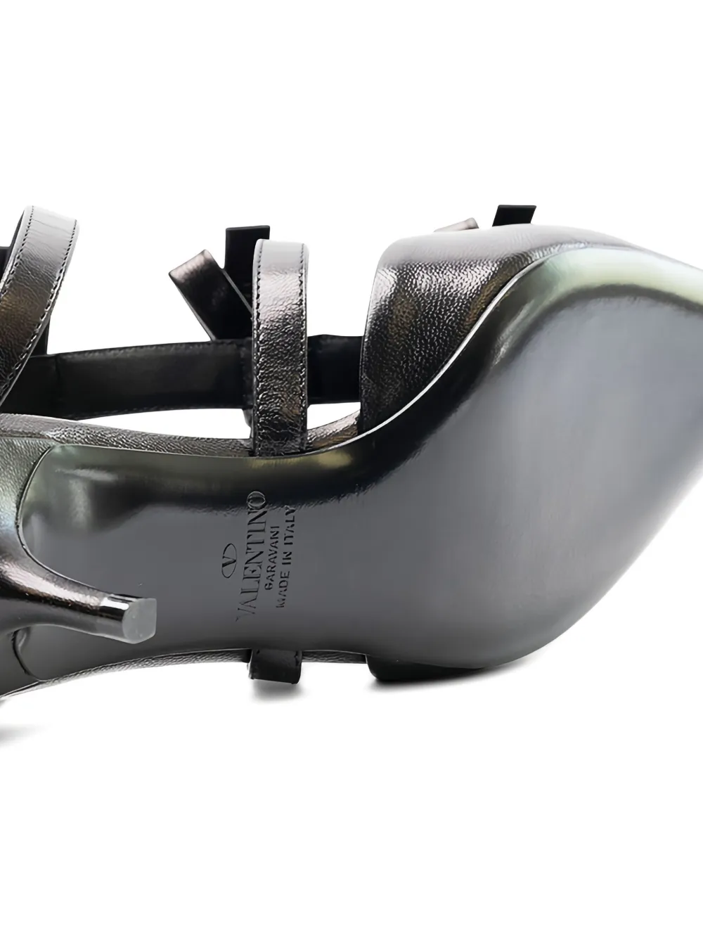 Valentino Bow-strap Pumps In Black