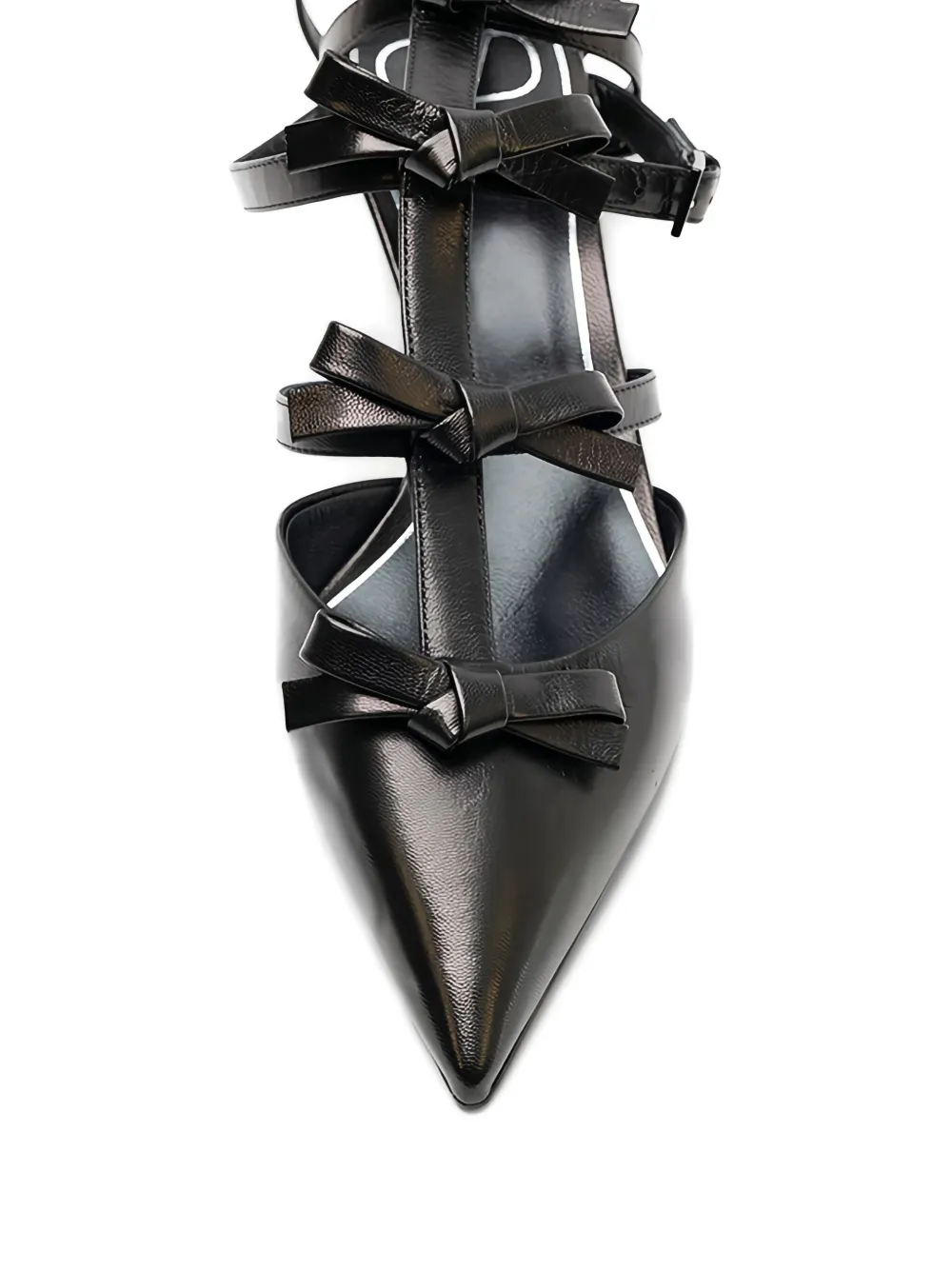 Valentino Bow-strap Pumps In Black