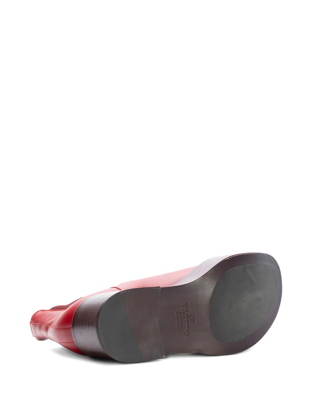 Valentino Garavani platform Chelsea boots Rood