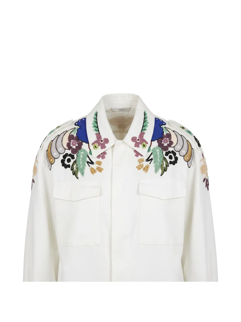 Valentino Garavani Caban blouse Wit