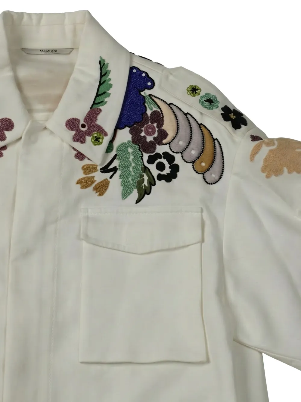 Valentino Garavani Caban blouse Wit