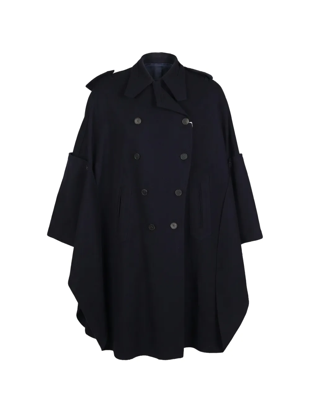 Valentino Garavani button double-breasted coat - Blue