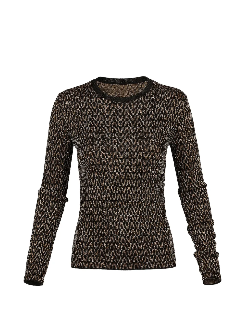 Valentino Garavani patterned knitwear - Nero