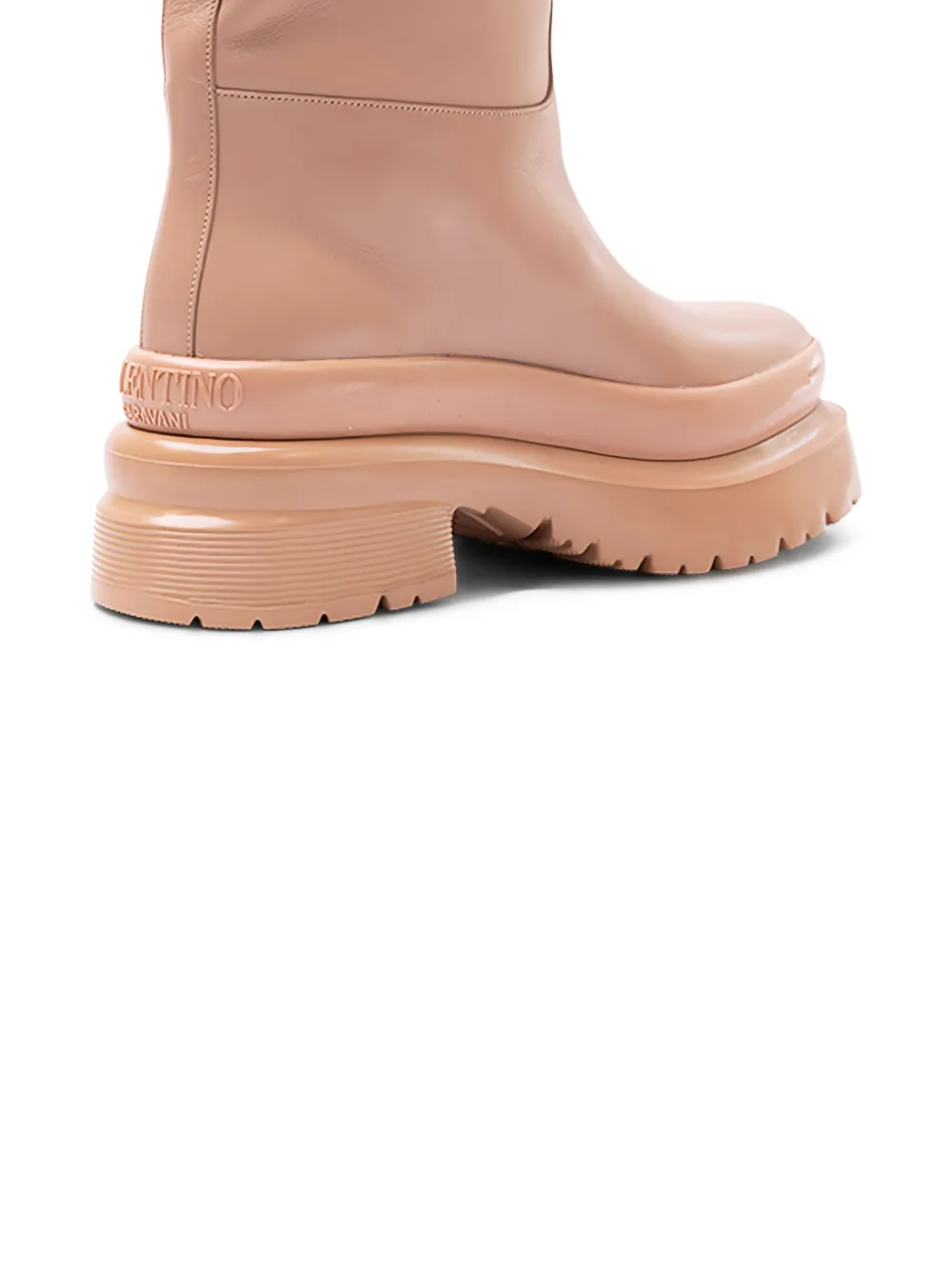 Valentino Garavani platform-sole boots Beige