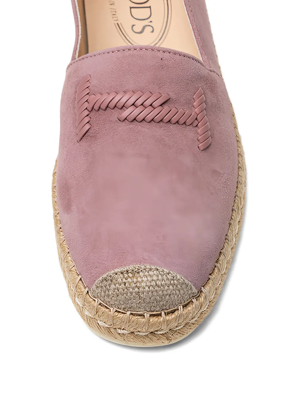 Tod's suede espadrilles Pink