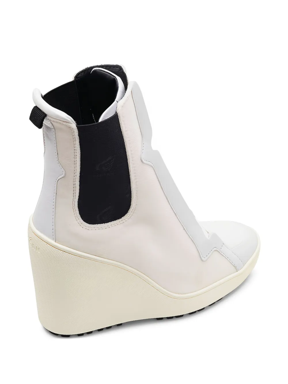 Hogan lace-up wedge ankle boots Neutrals