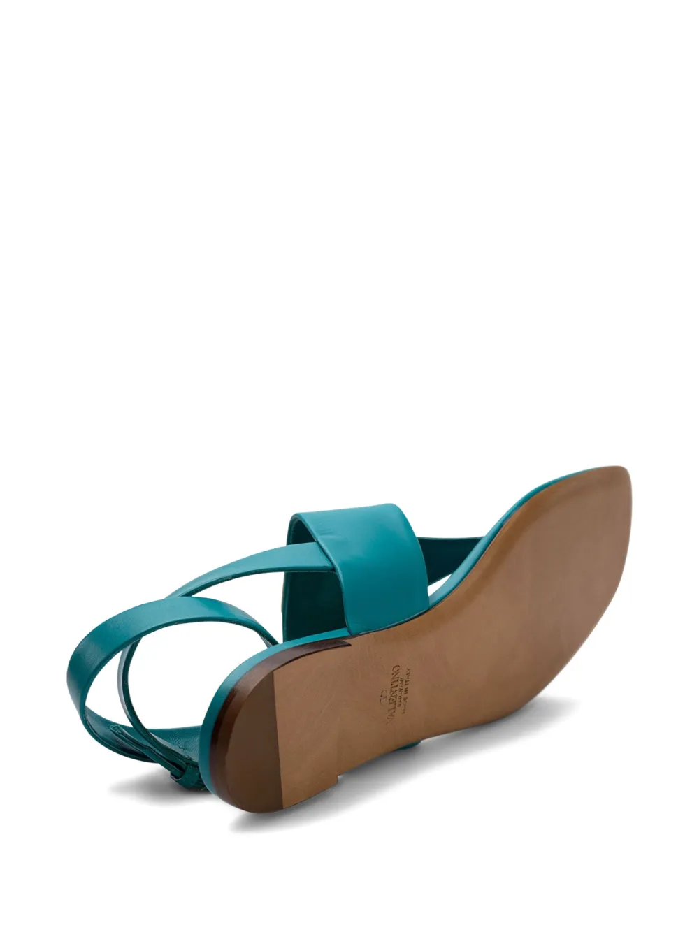 Valentino Garavani buckle-detail sandals Blauw