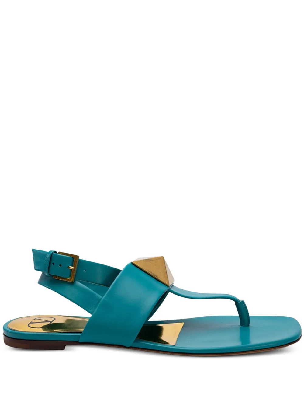Valentino Garavani buckle-detail sandals - Blu
