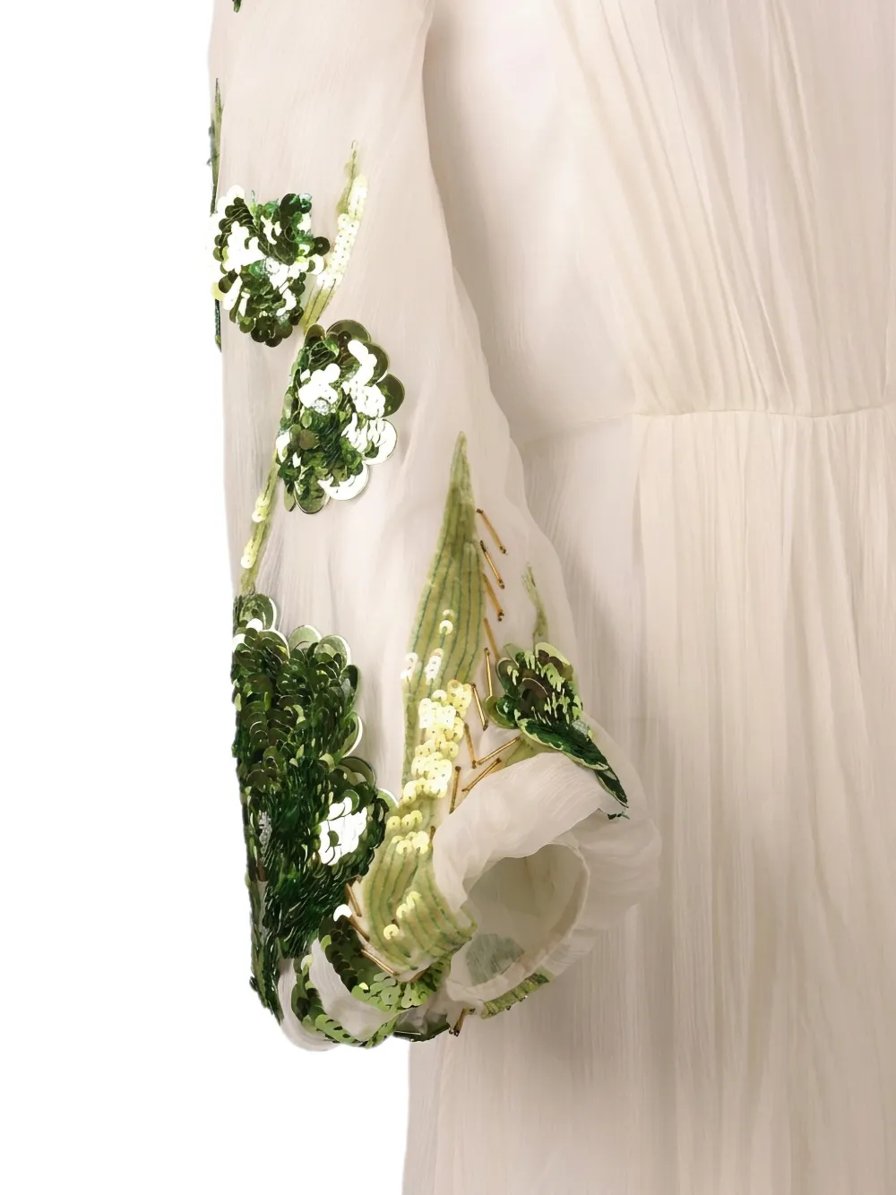 Valentino Garavani Maxi-jurk verfraaid met pailletten Beige
