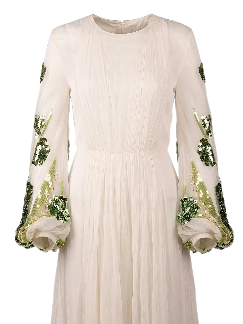 Valentino Garavani Maxi-jurk verfraaid met pailletten Beige