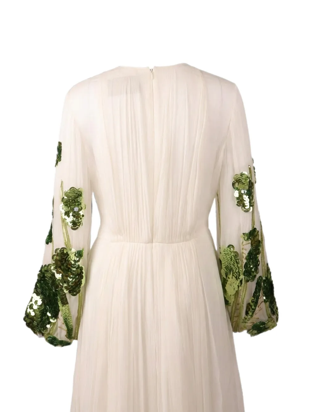 Valentino Garavani Maxi-jurk verfraaid met pailletten Beige