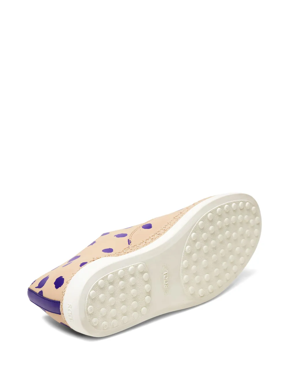 Tod's Francesina polka-dot espadrilles Neutrals