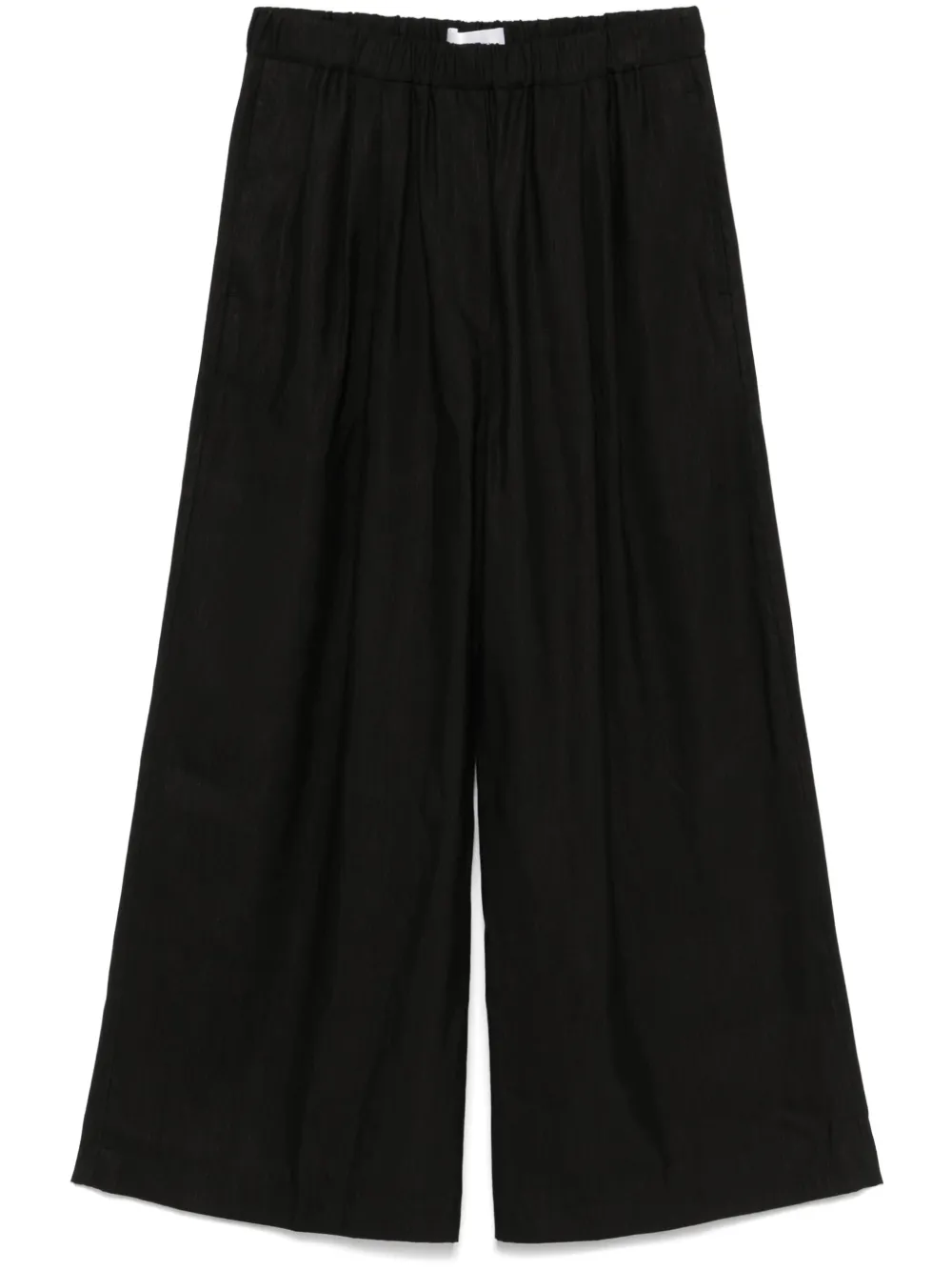 Pima wide-leg trousers